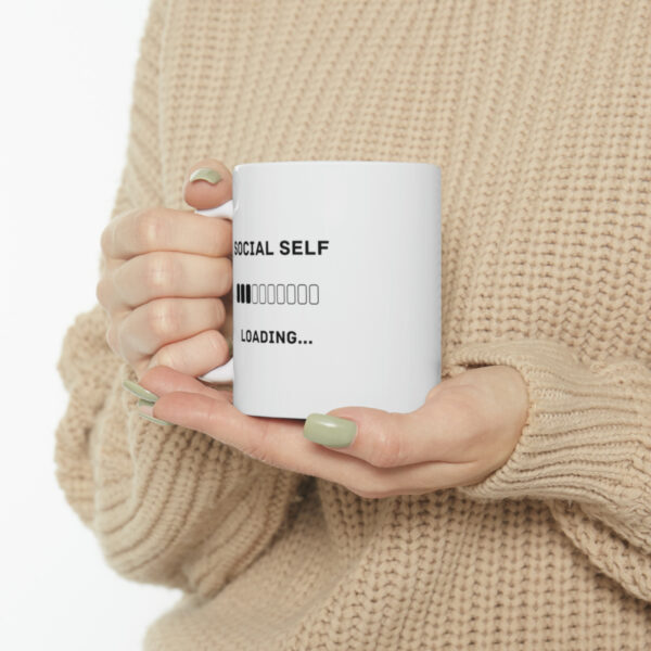 11 oz Social Self-Loading Coffee Mug - Your Pre-Sociable Companion - Image 7