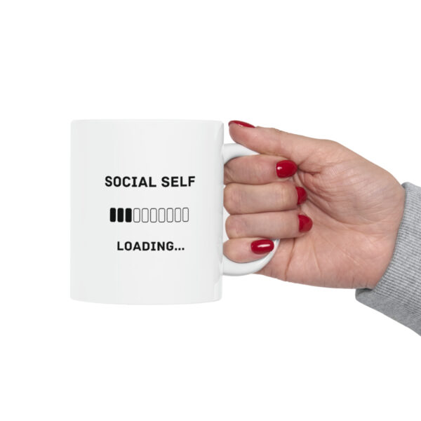 11 oz Social Self-Loading Coffee Mug - Your Pre-Sociable Companion - Image 8