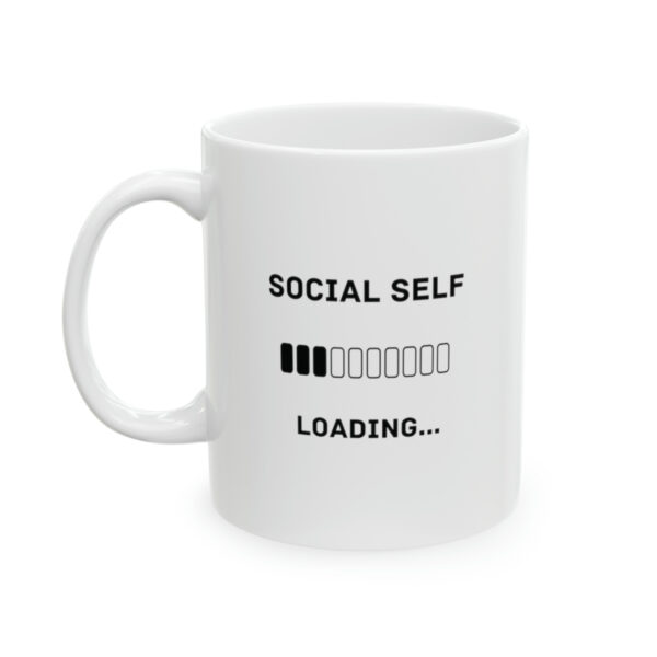 11 oz Social Self-Loading Coffee Mug - Your Pre-Sociable Companion - Image 2