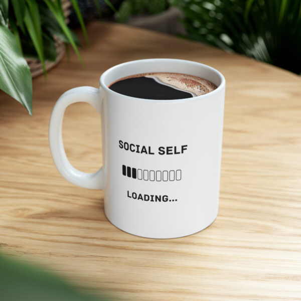 11 oz Social Self-Loading Coffee Mug - Your Pre-Sociable Companion - Image 6